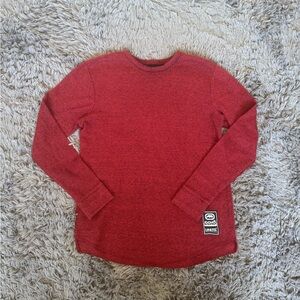 Ecko Unlimited Red Textured Long Sleeve